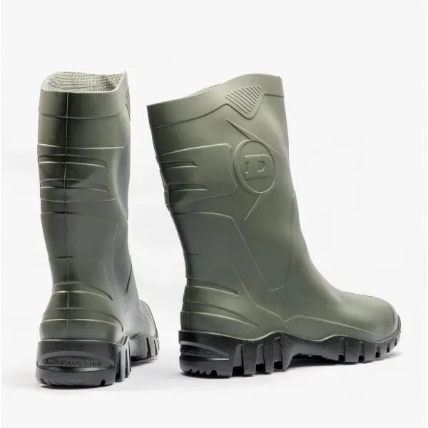 DEE Unisex Half Length Wellington Boots Green