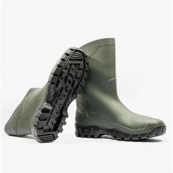 DEE Unisex Half Length Wellington Boots Green