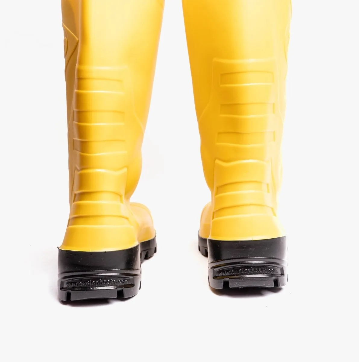 DEVON Unisex Steel Safety Wellington Boots Yellow