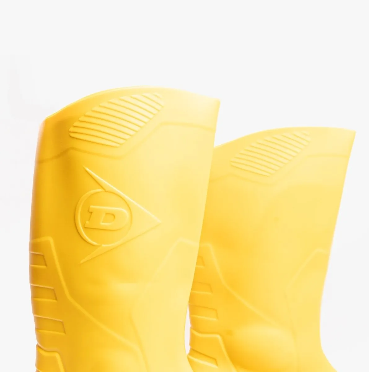 DEVON Unisex Steel Safety Wellington Boots Yellow