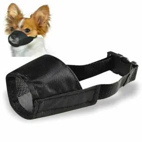 Dog Muzzle Adjustable Soft Breathable Nylon