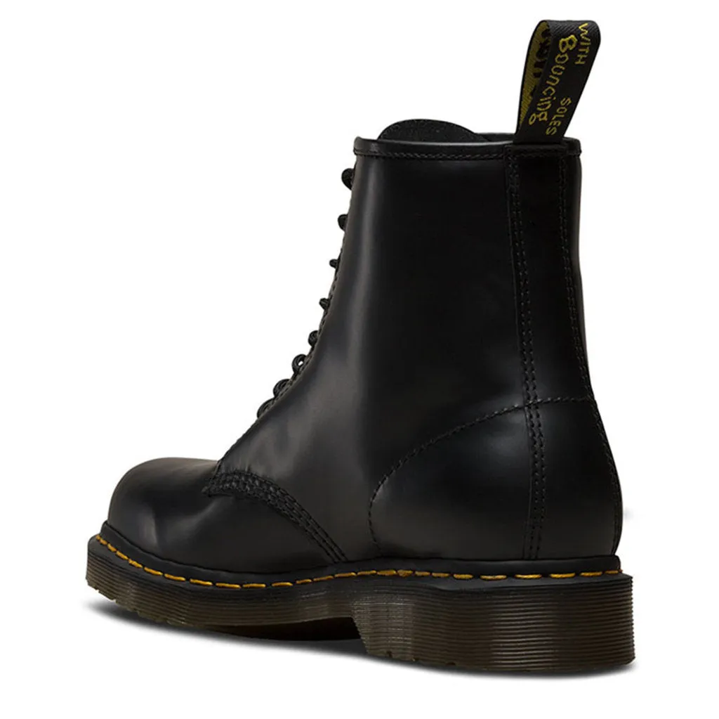 Dr. Martens 1460 Smooth Black Leather Unisex Boots - UK 5