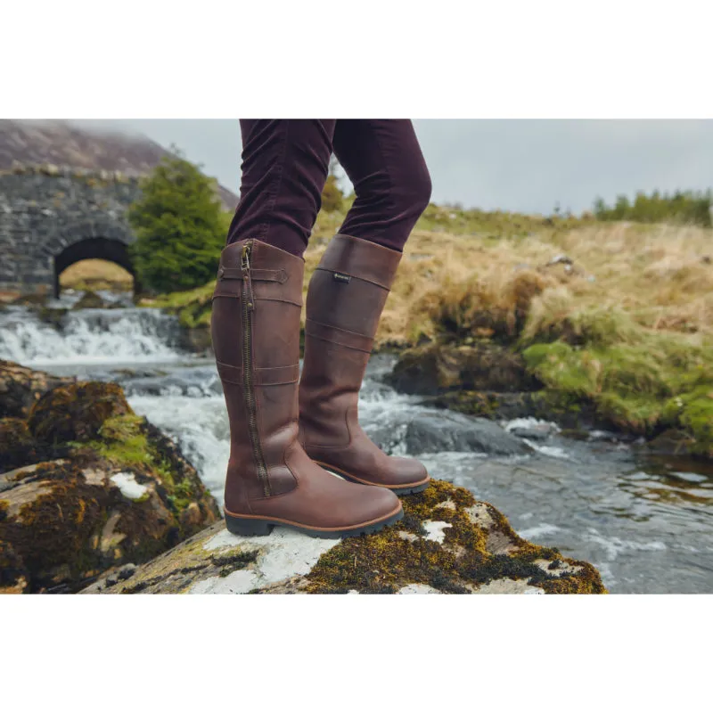 Dubarry Roundstone GORE-TEX Ladies Waterproof Leather Boot - Old Rum