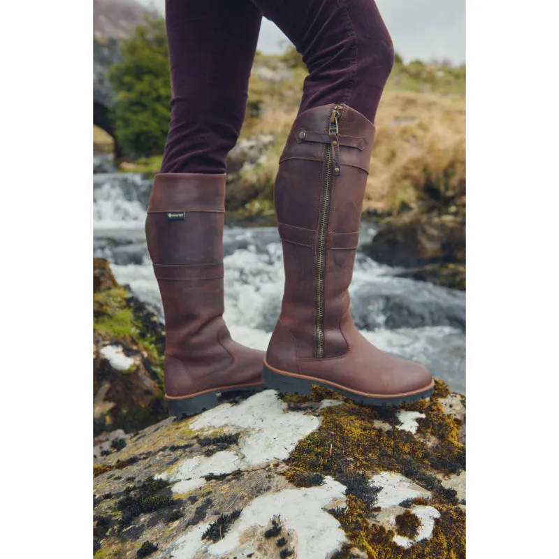 Dubarry Roundstone GORE-TEX Ladies Waterproof Leather Boot - Old Rum