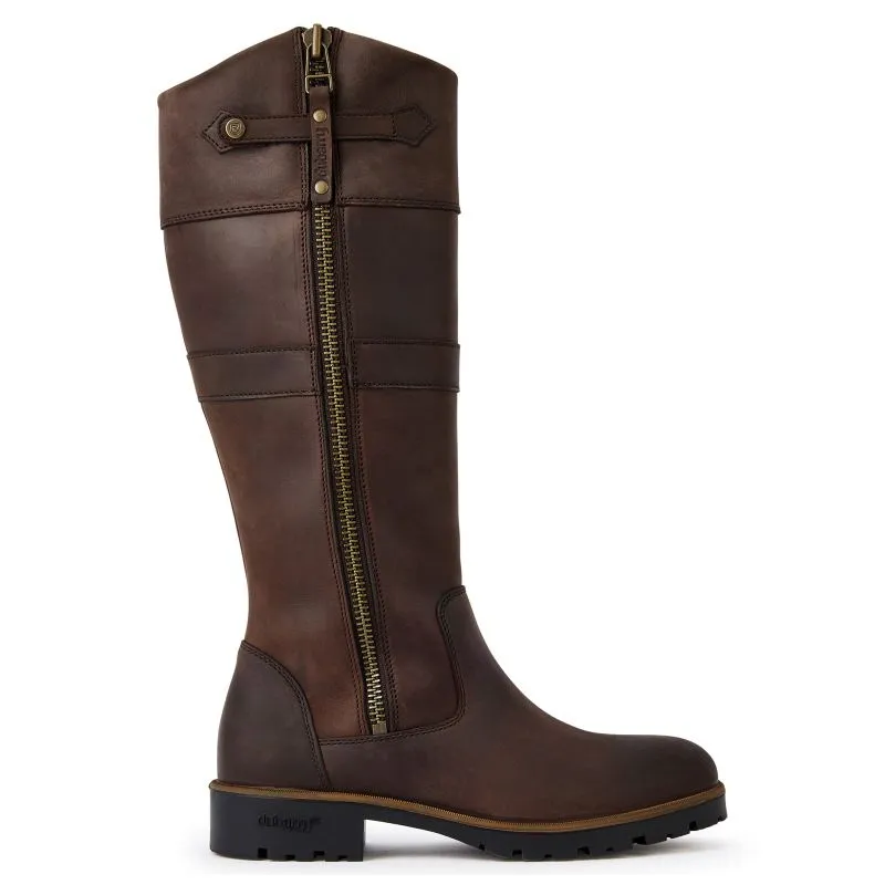 Dubarry Roundstone GORE-TEX Ladies Waterproof Leather Boot - Old Rum