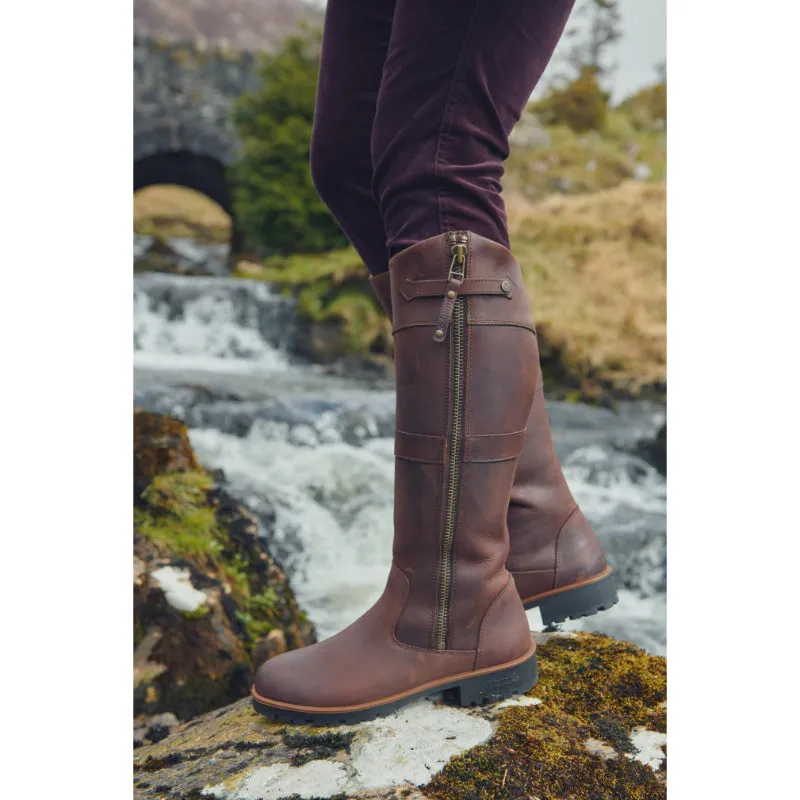 Dubarry Roundstone GORE-TEX Ladies Waterproof Leather Boot - Old Rum