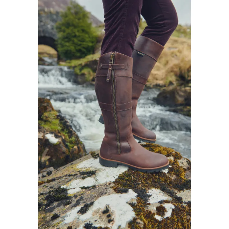 Dubarry Roundstone GORE-TEX Ladies Waterproof Leather Boot - Old Rum