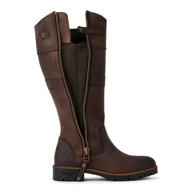 Dubarry Roundstone GORE-TEX Ladies Waterproof Leather Boot - Old Rum