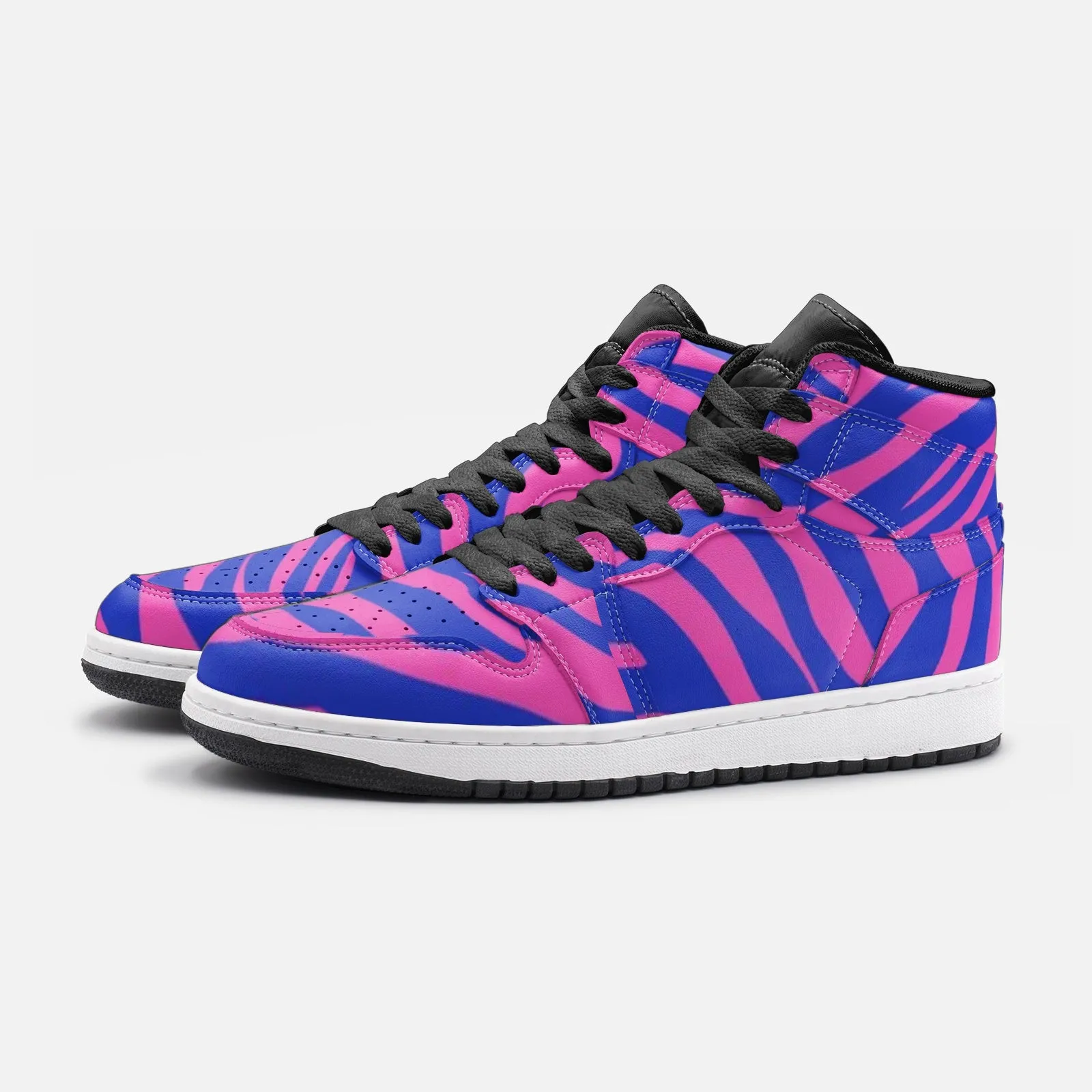 Electric Zebra Unisex Sneakers