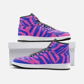 Electric Zebra Unisex Sneakers