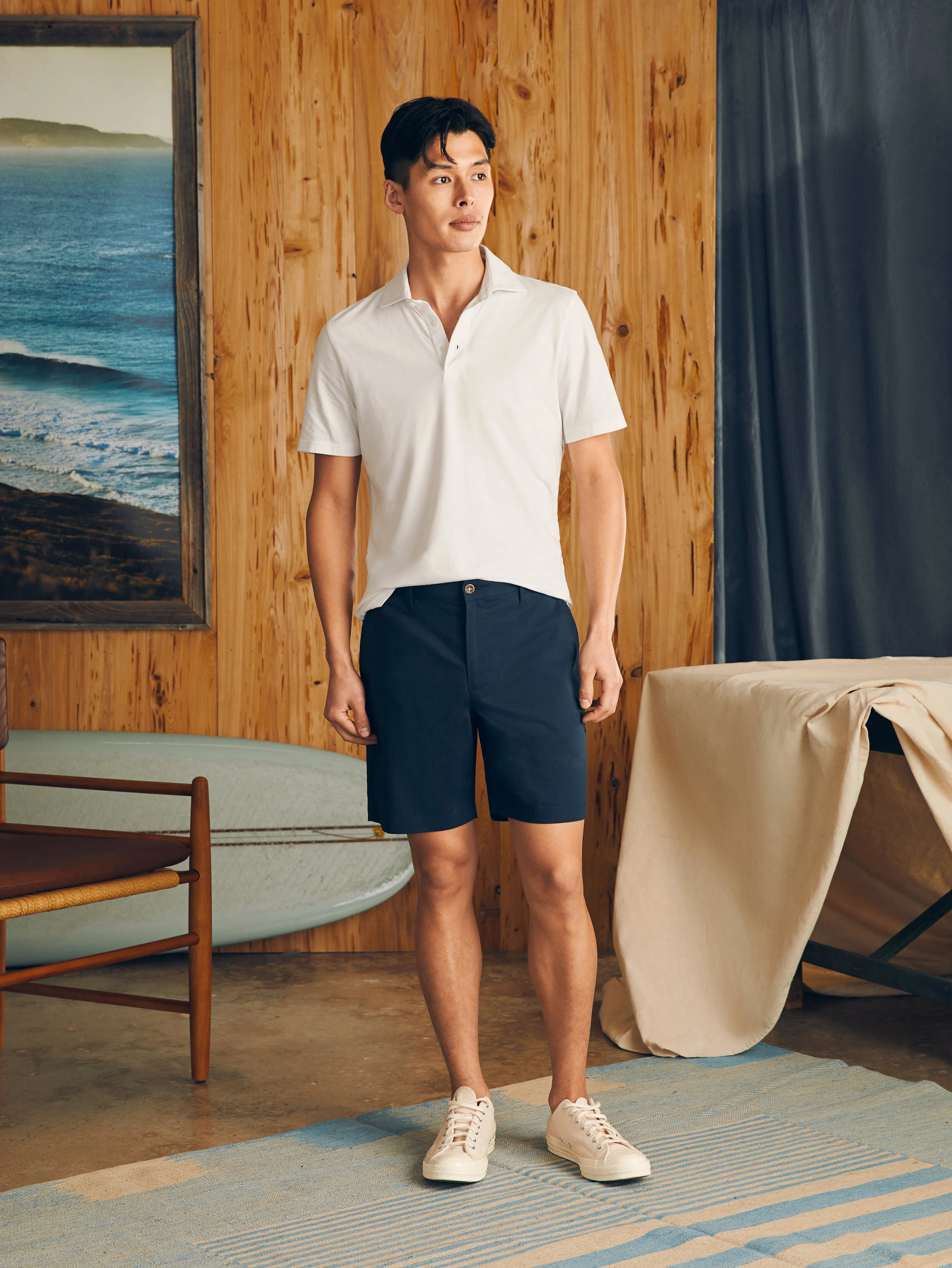 Faherty Movement™ Chino Short 8"