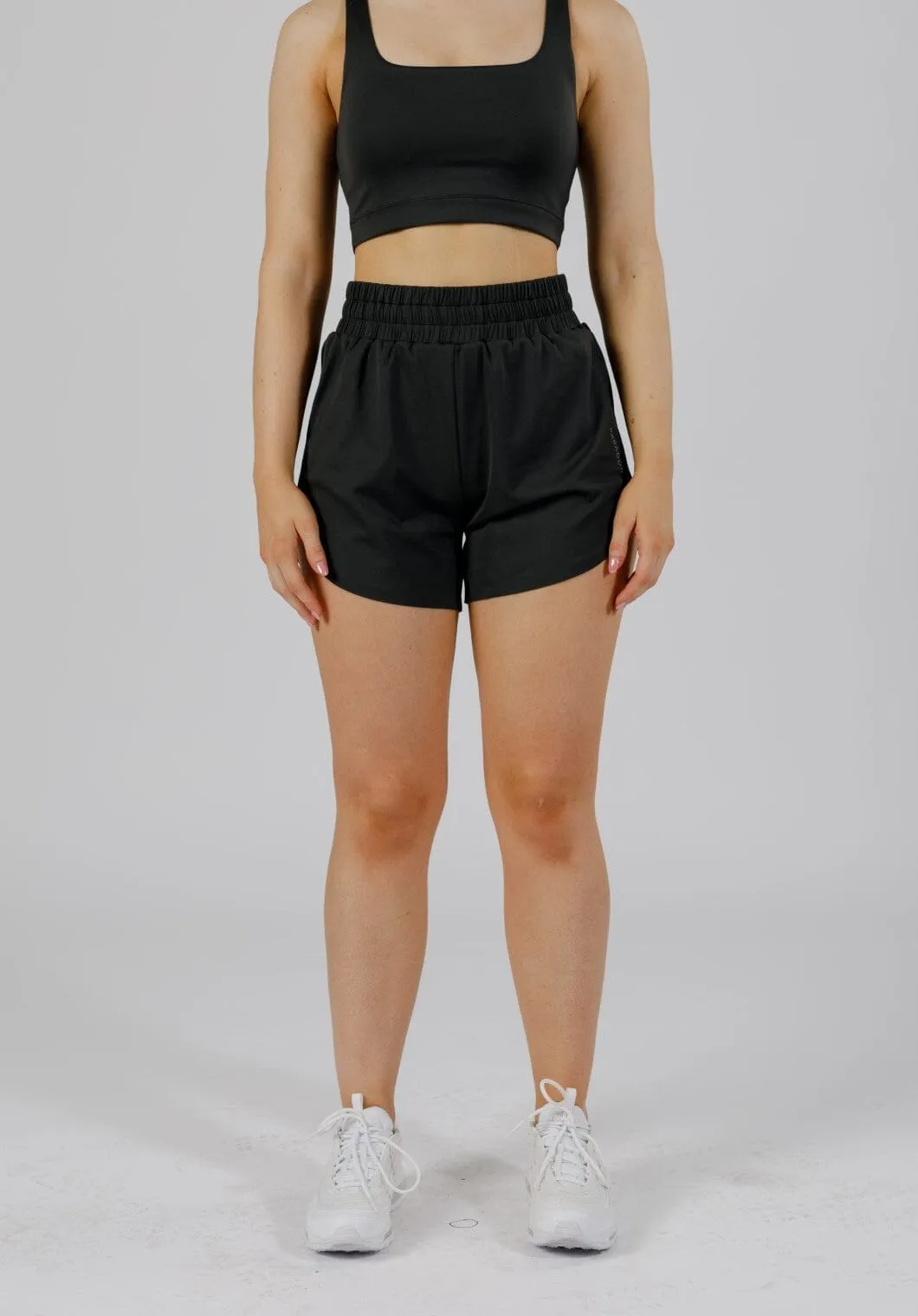 FeatherKnit™ Track Short Black