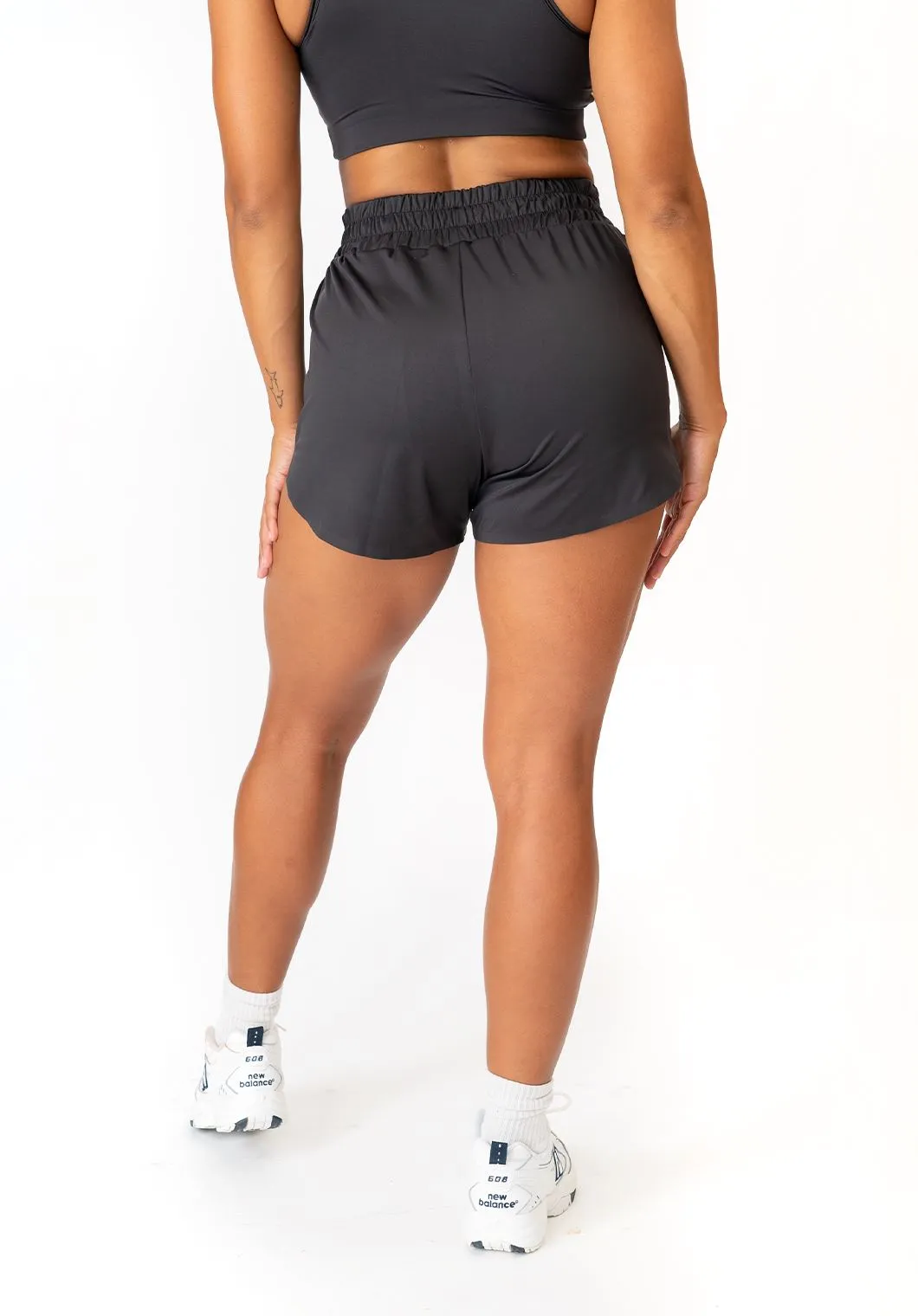 FeatherKnit™ Track Short Black