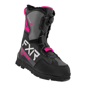 FXR X-Cross Pro BOA Snowmobile Boots Black/Fuchsia