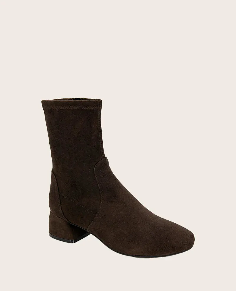 GENTLE SOULS EMILY 5050 SUEDE BOOT - CHOCOLATE - EMILY5050SUDCHOC