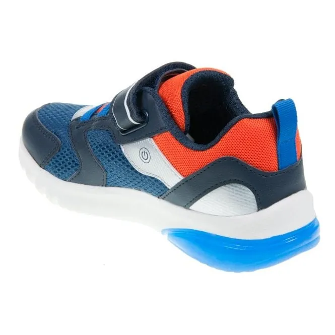 GEOX Boys J Ciberdron C Trainer Navy/Orange