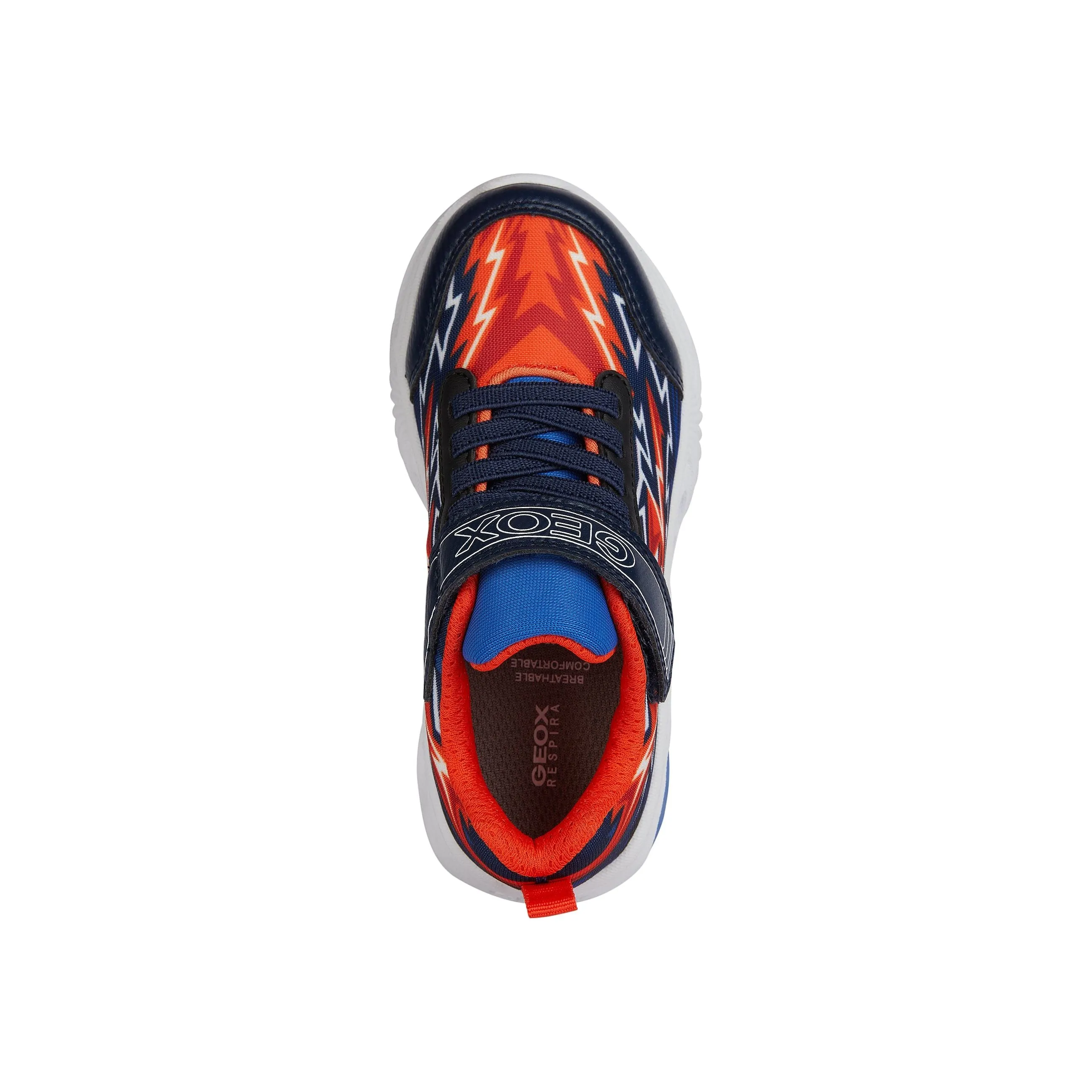 Geox Boys Trainer J Assister J45DZB Navy/Orange