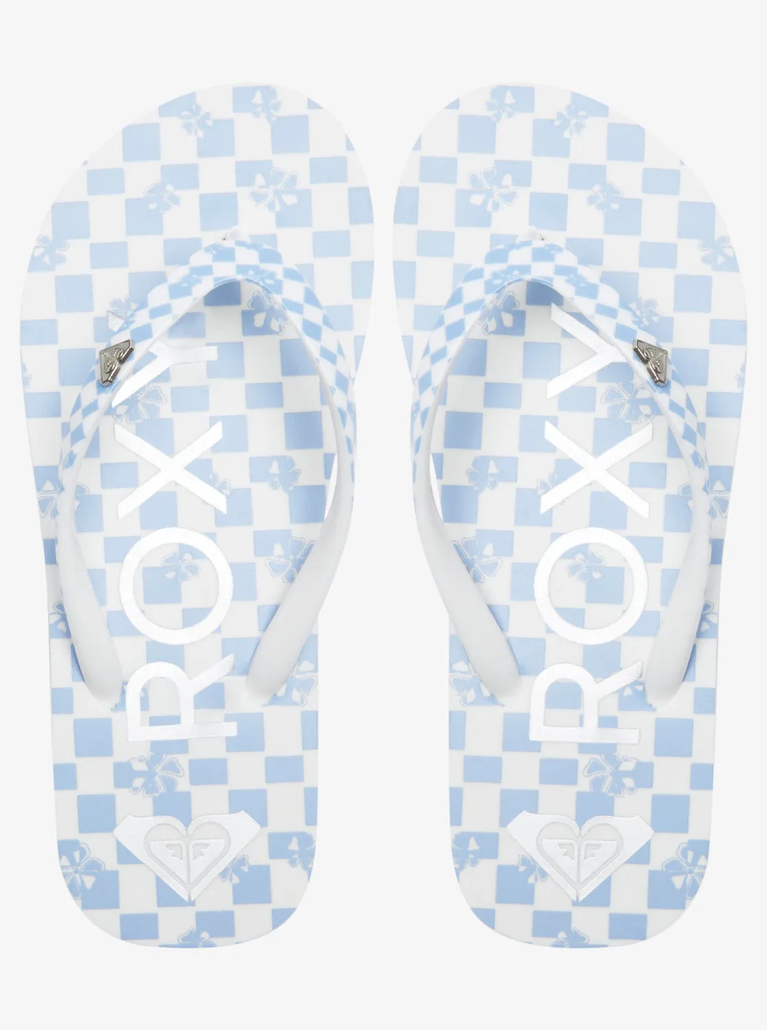 Girls 4-16 Pebbles Sandals - French Blue/White