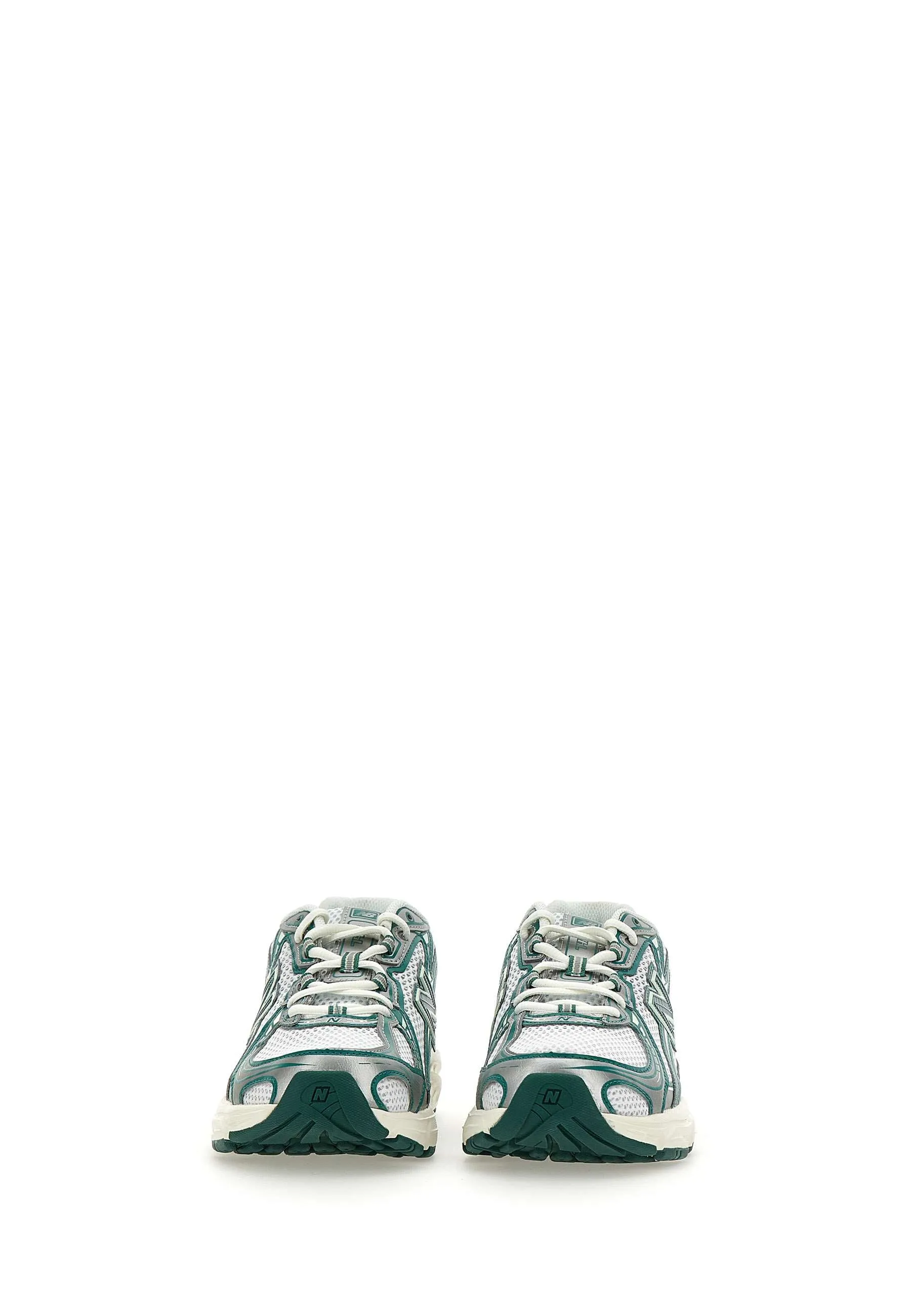 Green and White Sneakers