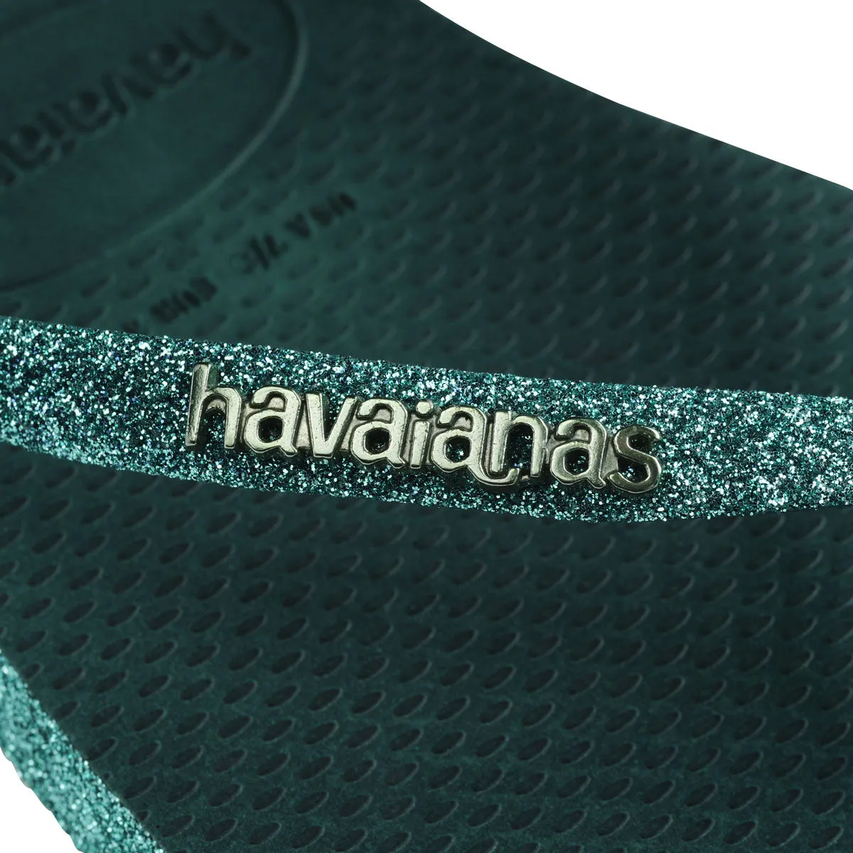 Havaianas Slim Sparkle II In Green for Women