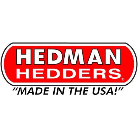 Hedman Hedders Street Headers - 1.5 in Primary - Stock Collector Flange - Y-Pipe Included - Black Paint - Ford V10 - Ford Fullsize Truck 1999-2005