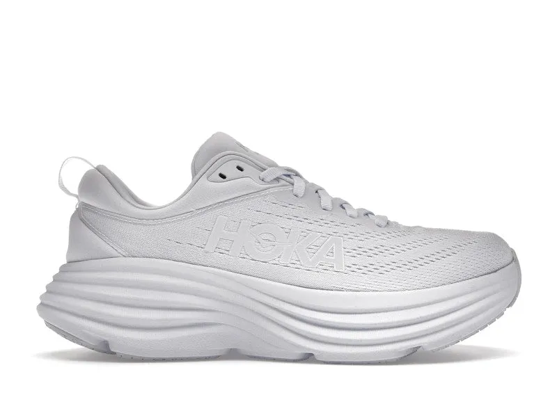 Hoka One One Bondi 8 Triple White (Women's)