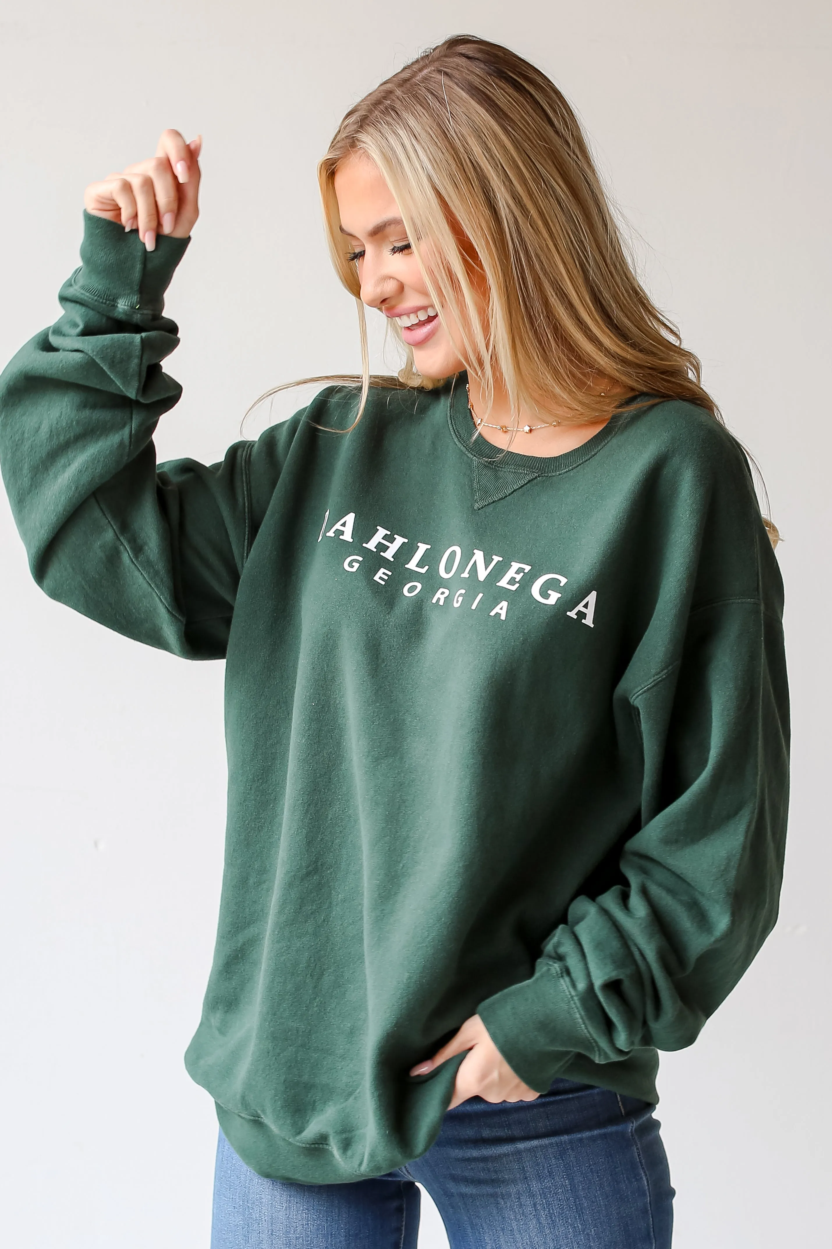 Hunter Green Dahlonega Georgia Pullover