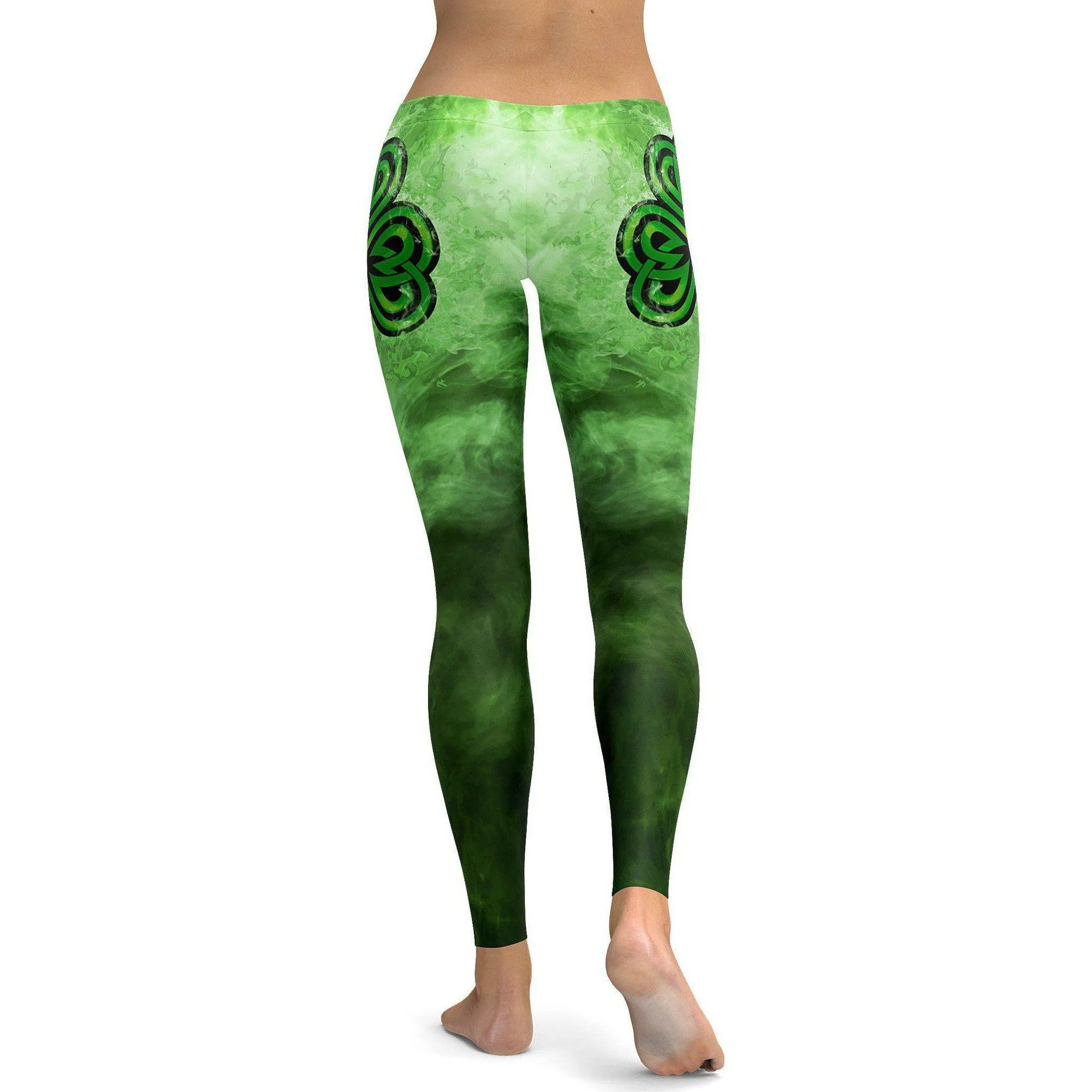 Irish Smoking Shamrock Leggings