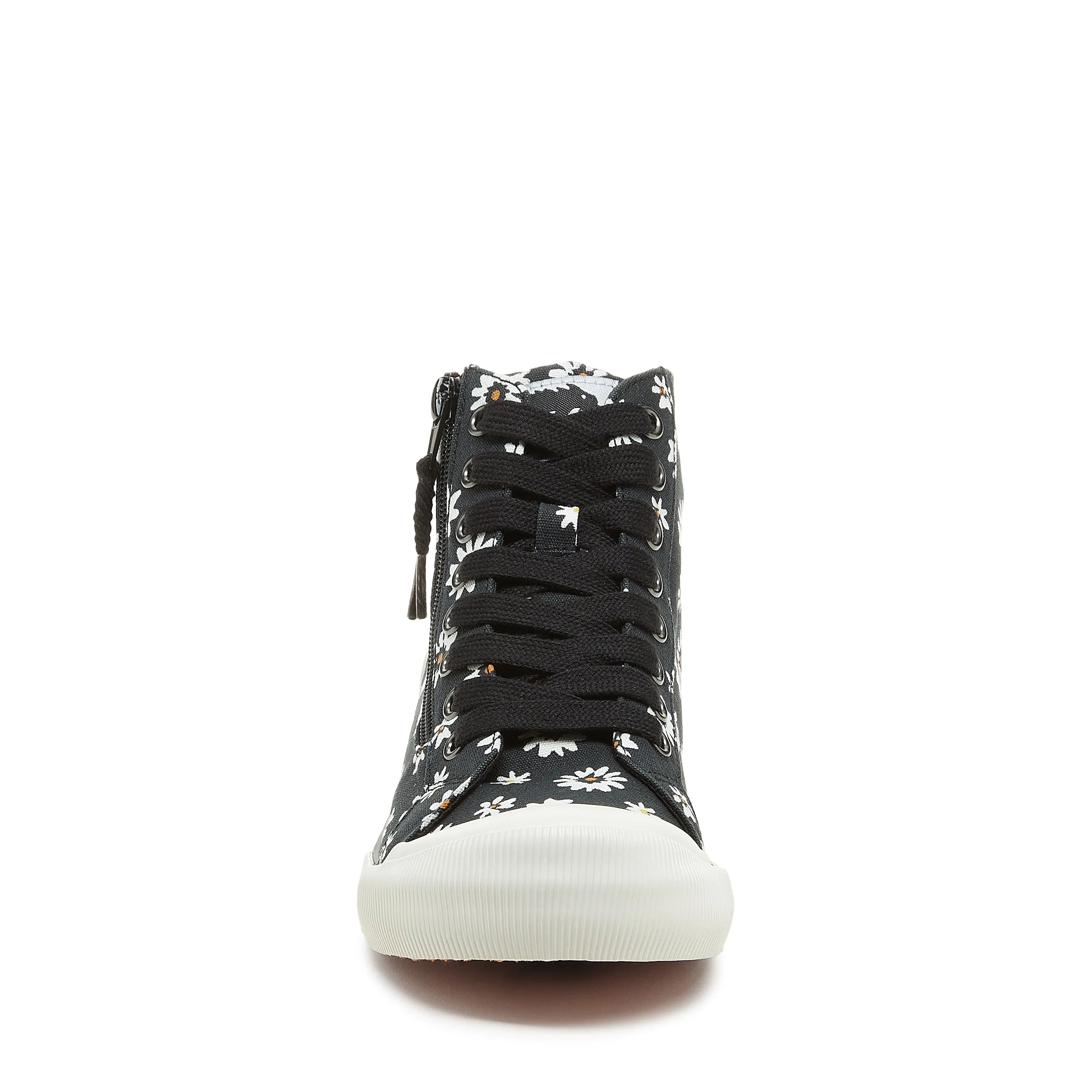 Jazzin Black Daisy High-top Trainers