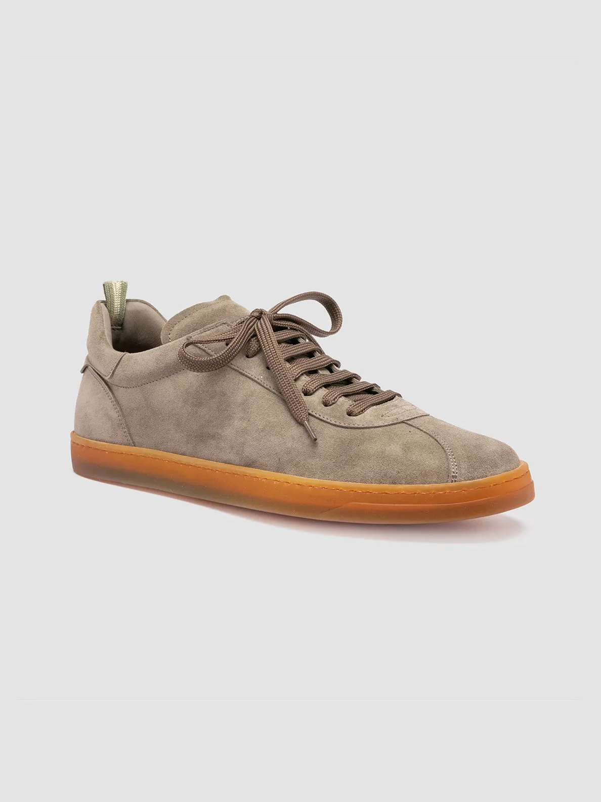 KARMA 015 - Taupe Suede Low Top Sneakers