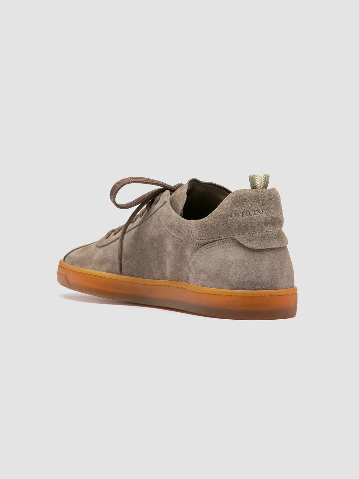 KARMA 015 - Taupe Suede Low Top Sneakers