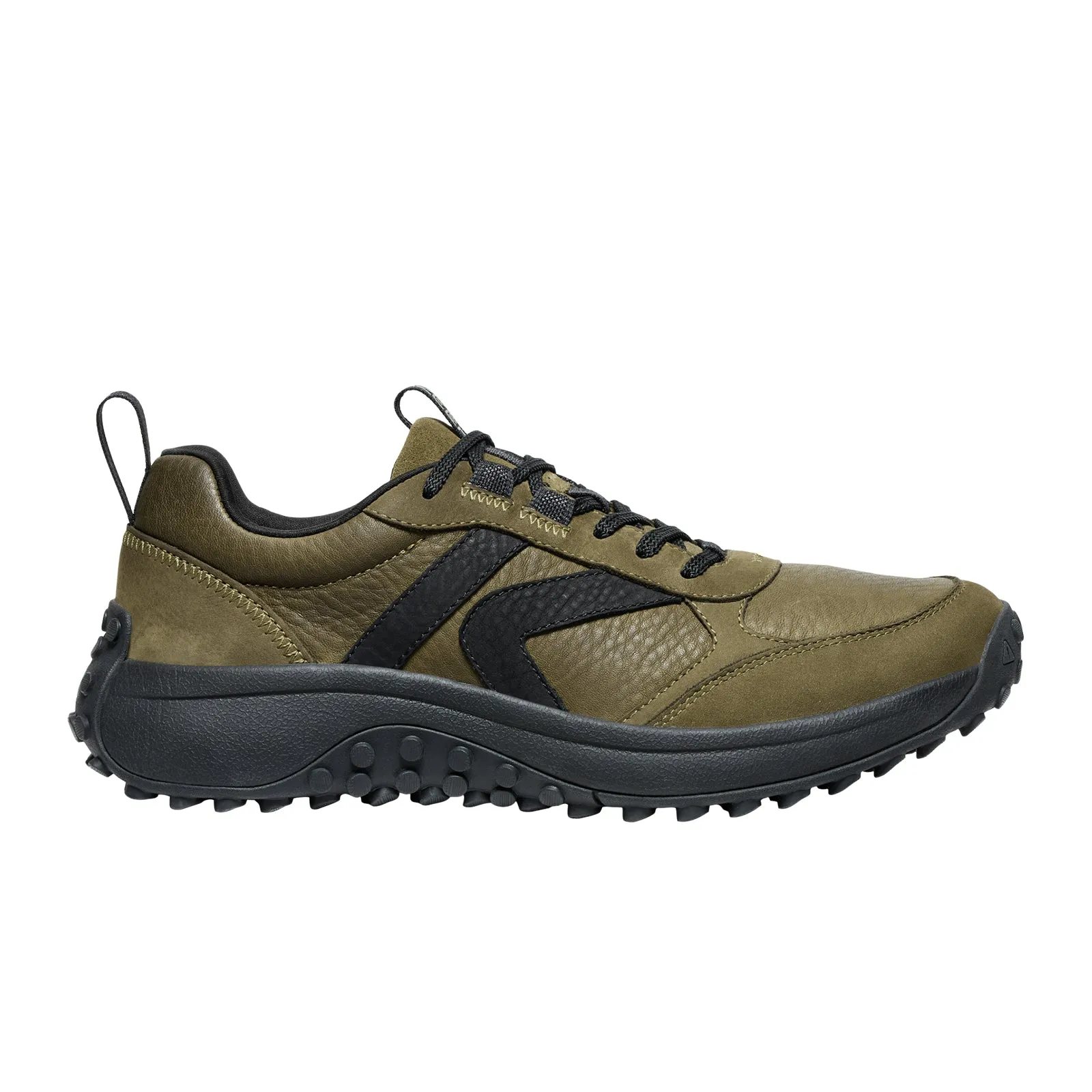 Keen KS86 Sneaker (Men) - Dark Olive/Black Leather