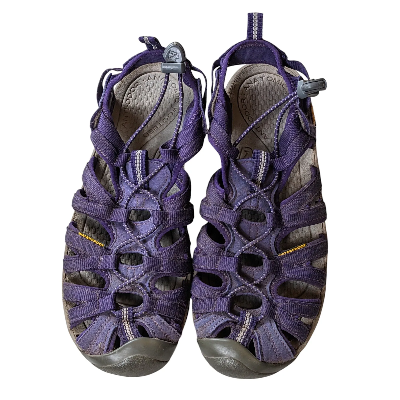 KEEN Sandals Washable Purple Womens 8.5 Outdoor Hiking Sport Trail Adventure