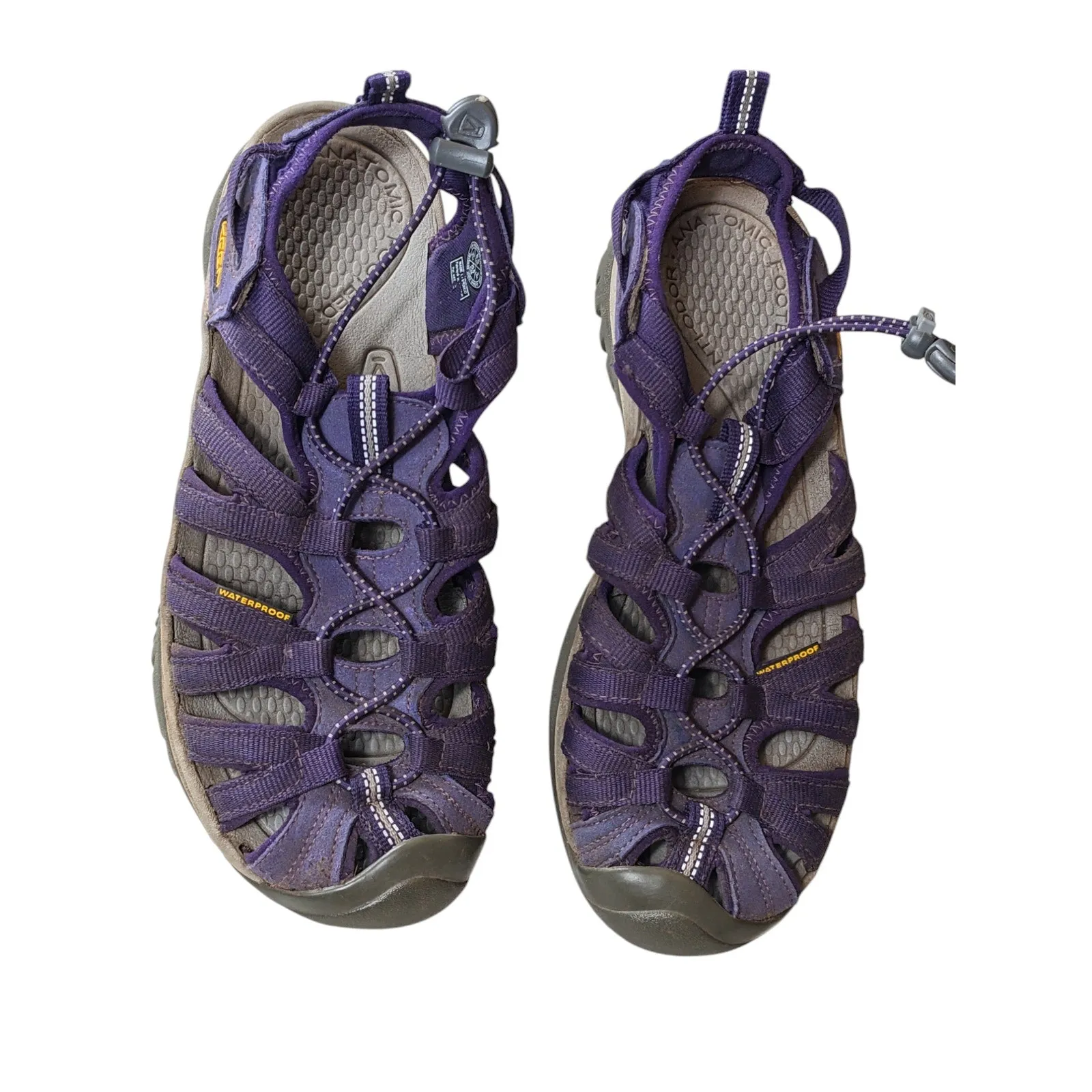 KEEN Sandals Washable Purple Womens 8.5 Outdoor Hiking Sport Trail Adventure