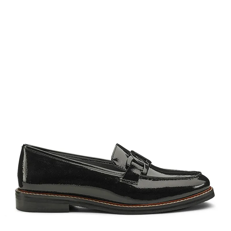 KENT 03 - BLACK PATENT LEATHER