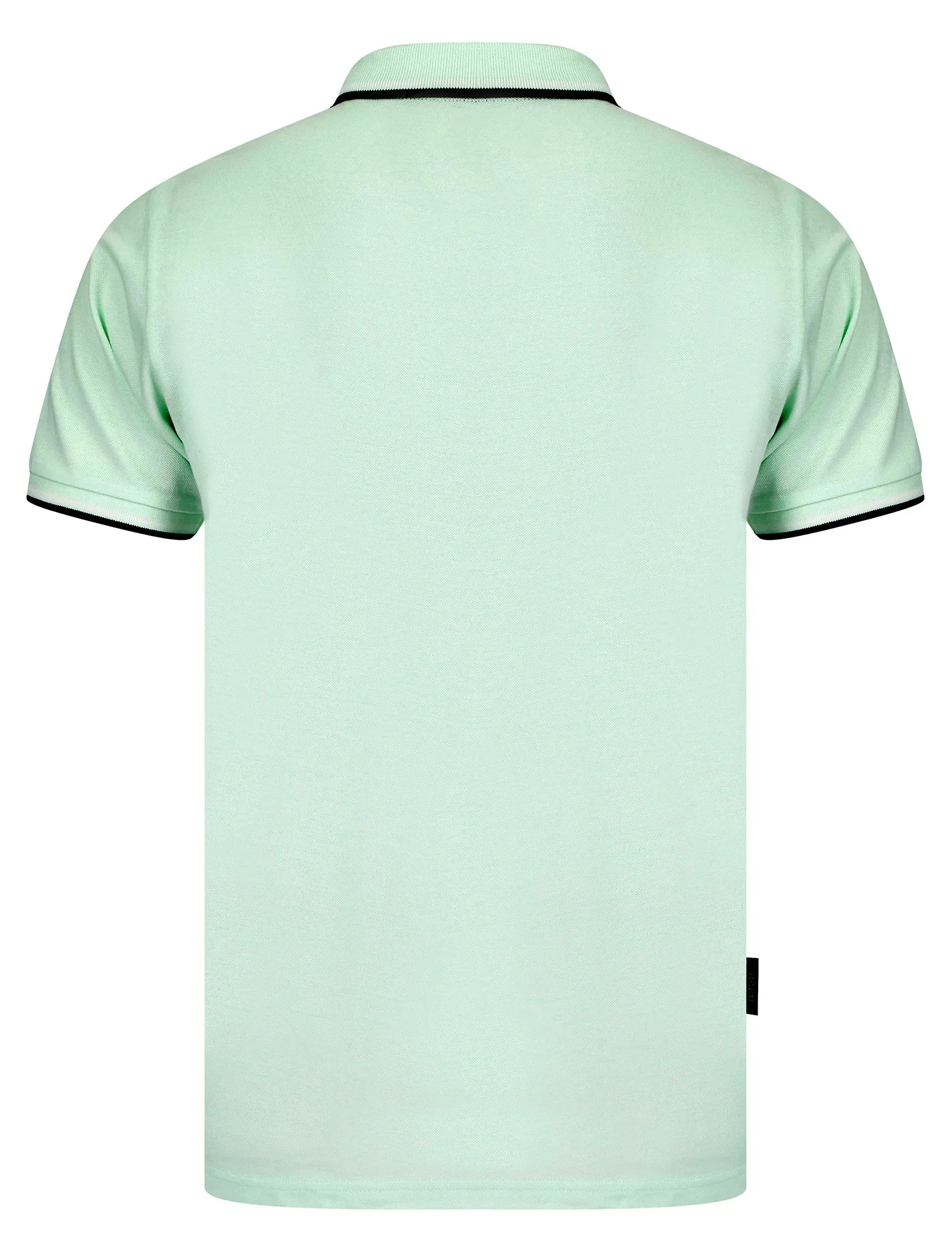 Kiso Cotton Pique Polo Shirt in Bay Green - Kensington Eastside