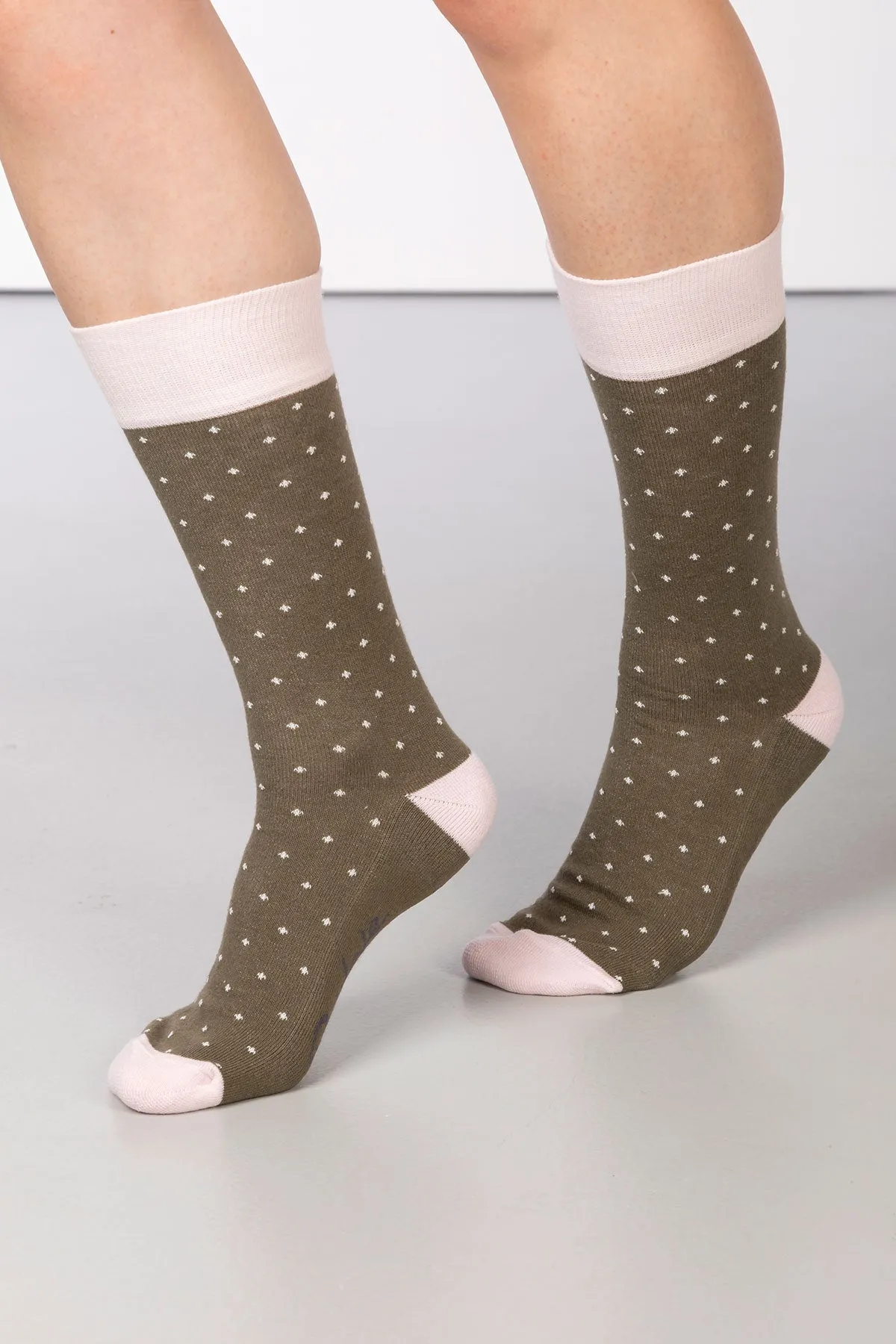 Ladies Dotty Ankle Socks