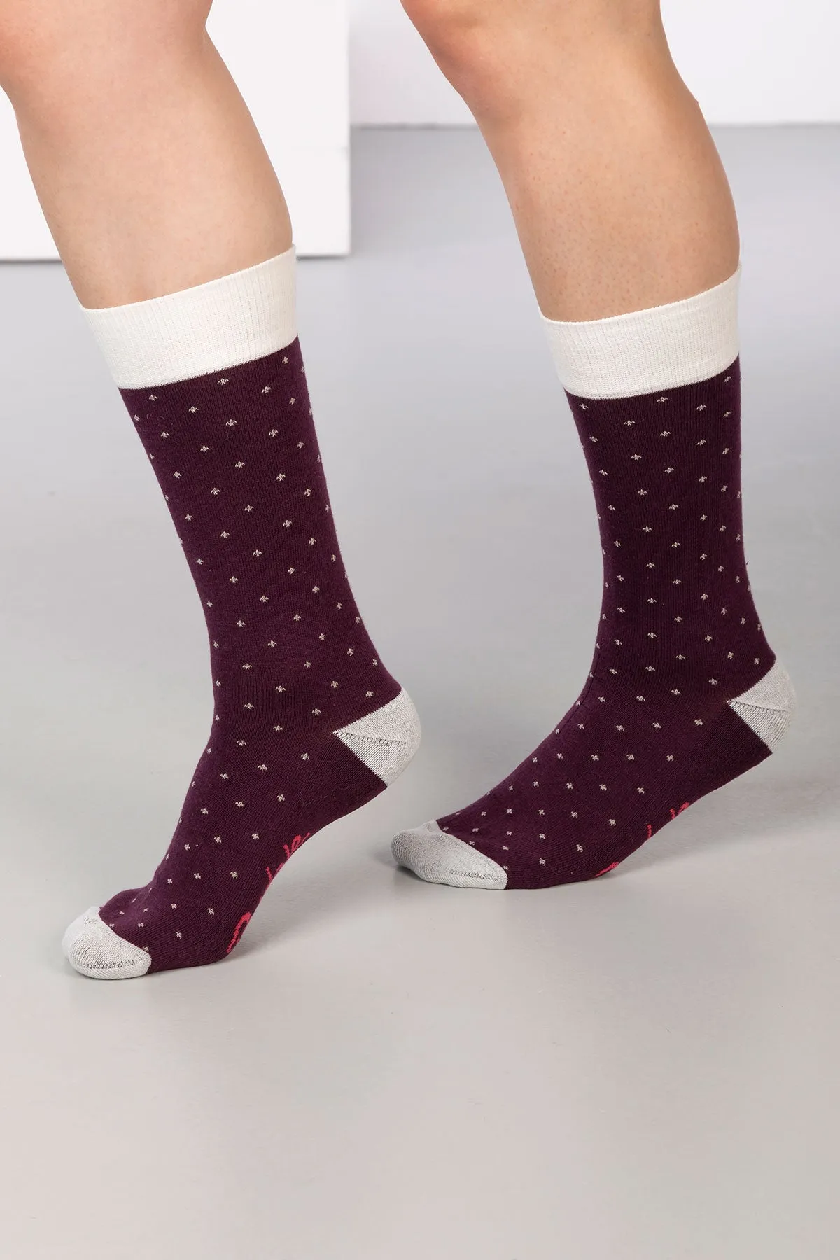 Ladies Dotty Ankle Socks