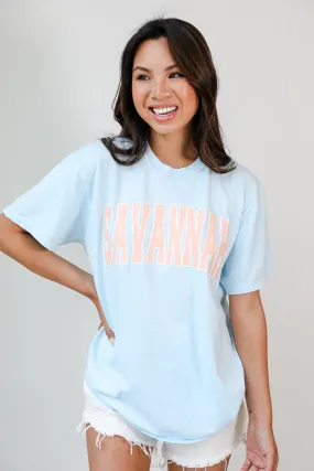 Light Blue Savannah Tee