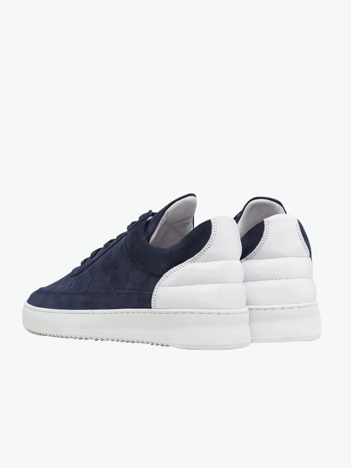 Low Top Ripple Perforated Navy