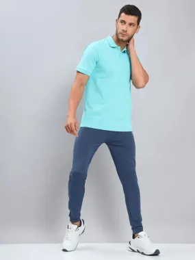 Men Colorblock Slim Fit Polo T-shirt with ELASTO PLUS