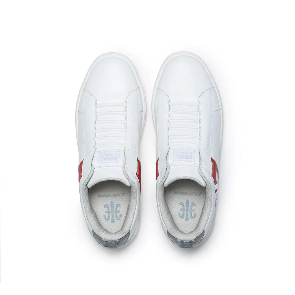 Men's Icon 2.0 White Red Leather Sneakers 06512-018