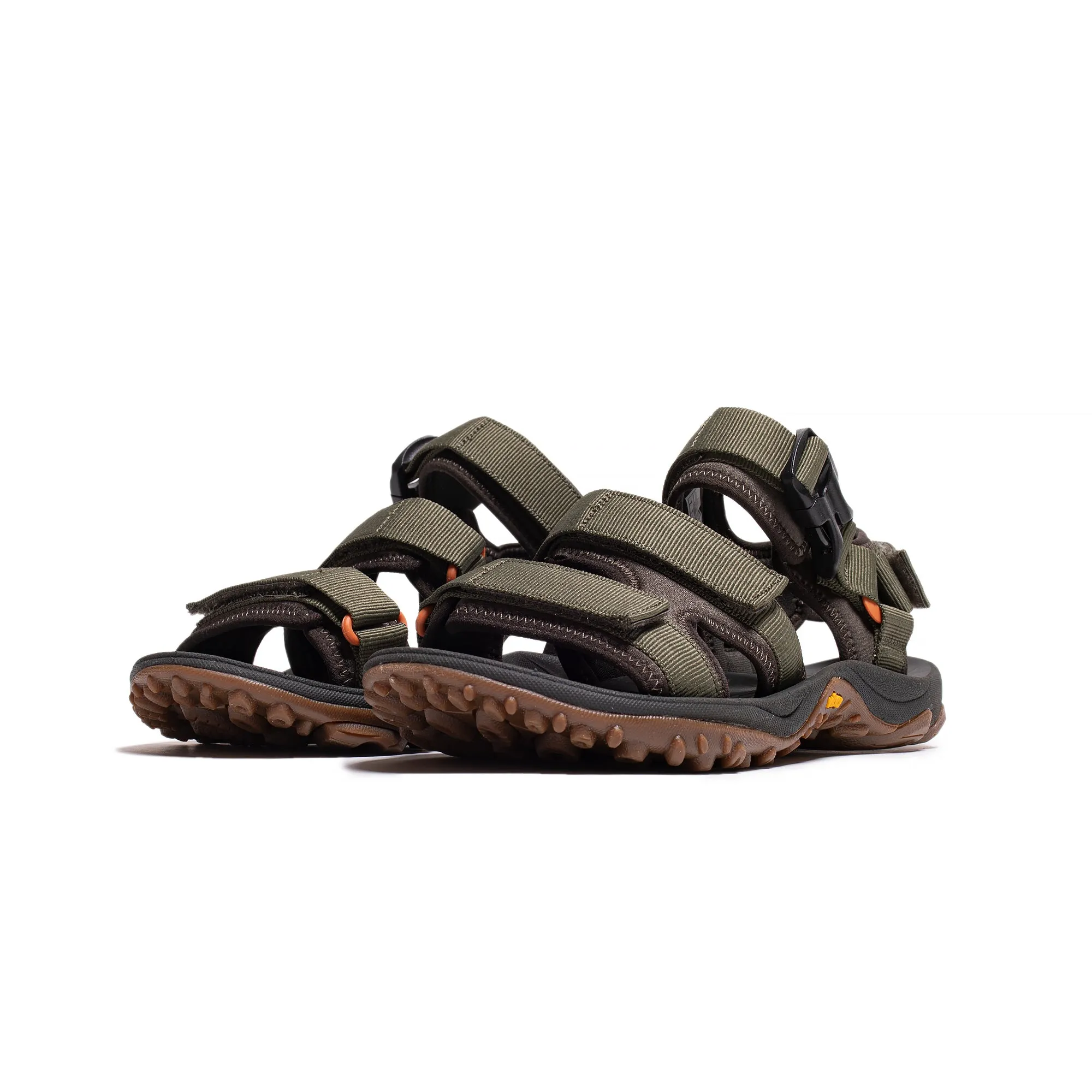 Merrell Mens Kahuna 3-Strap Sandals 'Olive'