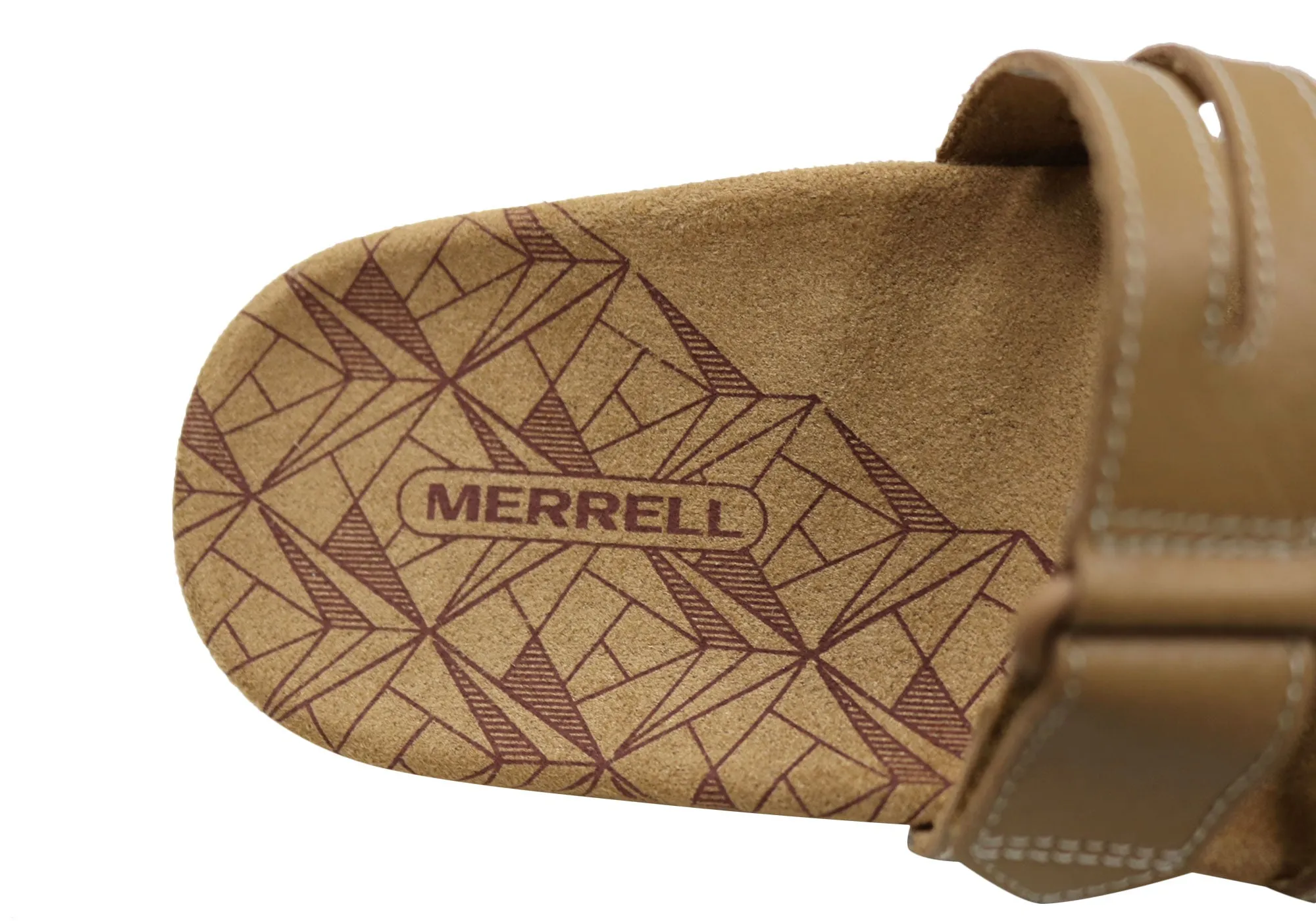 Merrell Womens Leather Sandspur Rose Slides Sandals