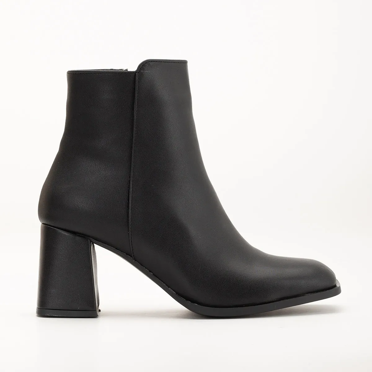 Nadine - Black Matt Ankle Boots