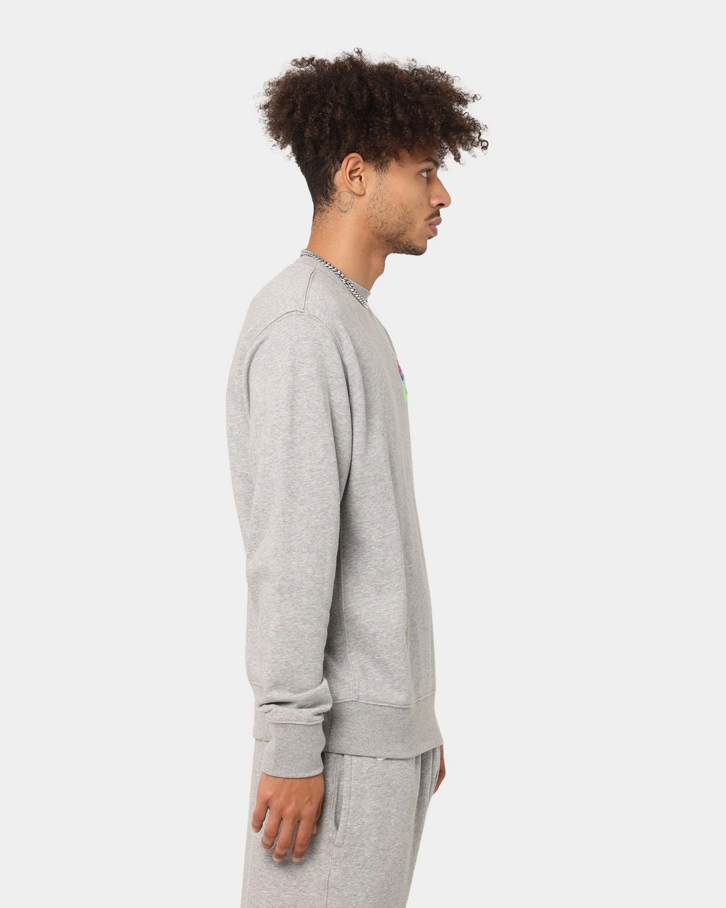 Nike Nike Sportswear Stacked Crew Dark Grey Heather