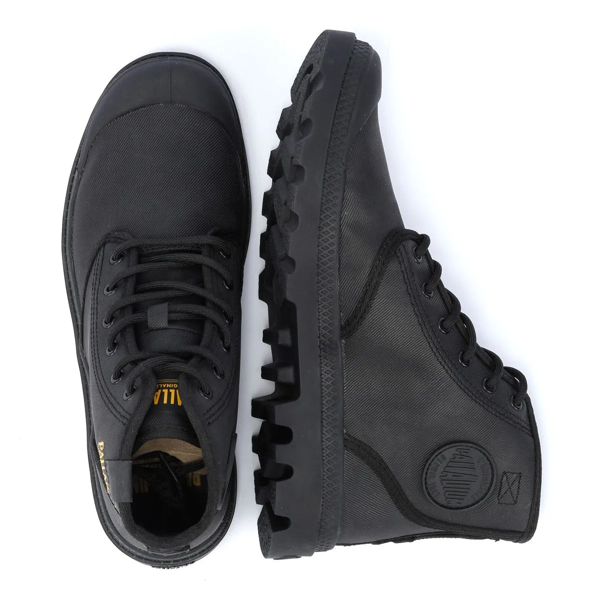 Palladium Pampa Hi Wax Canvas Black Boots