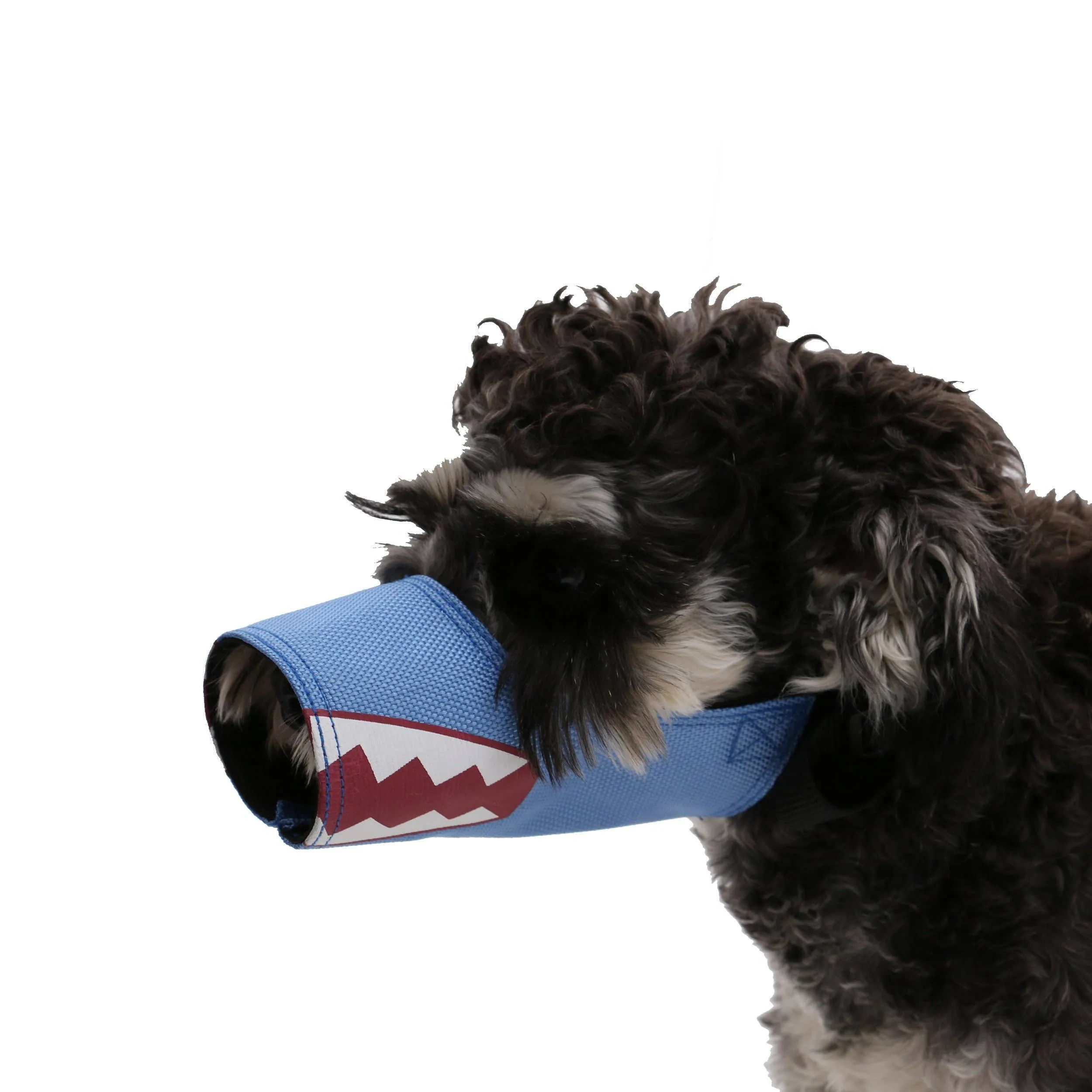 Pet Life Fumigation Adjustable Designer Blue Dog Muzzle