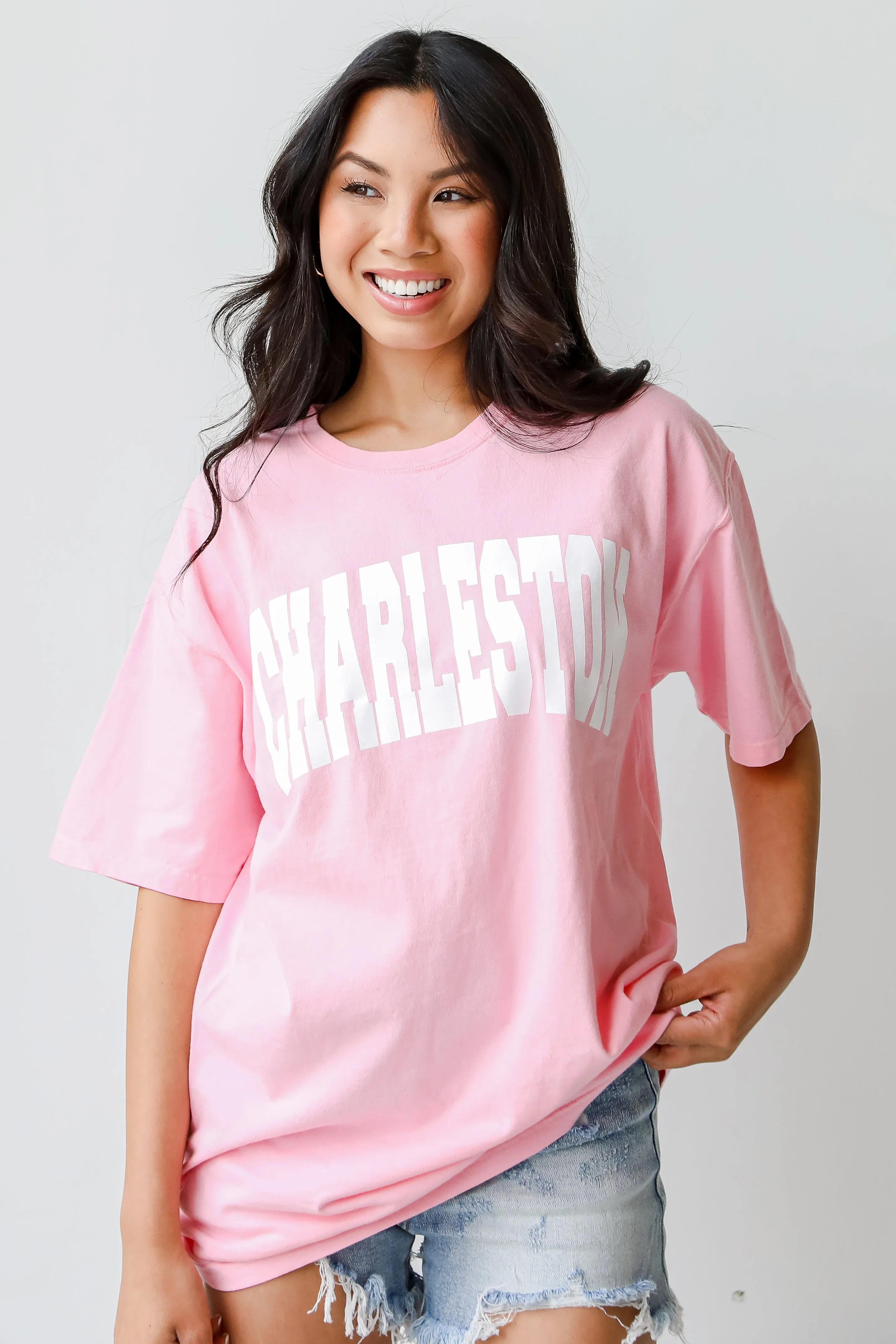 Pink Charleston Tee