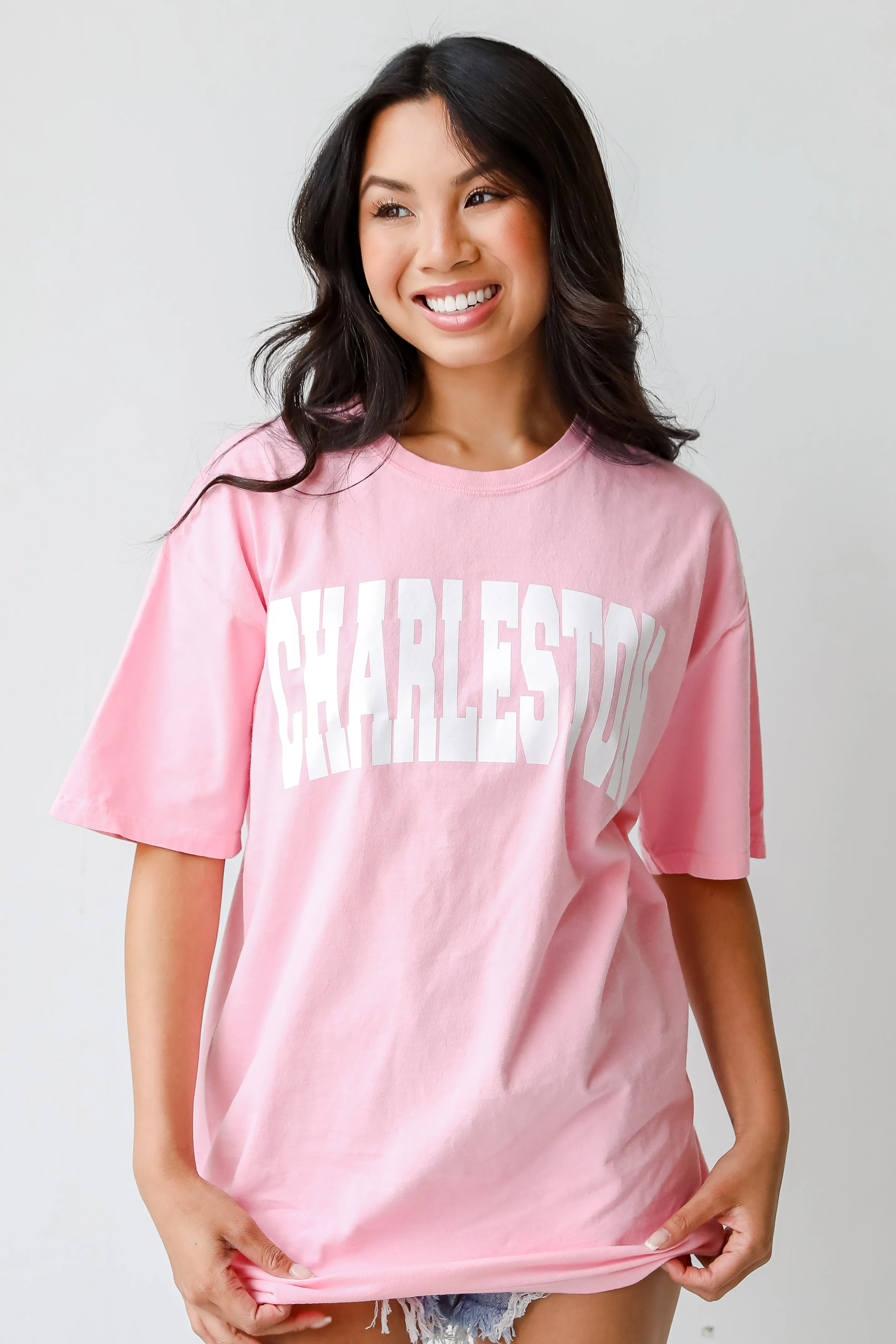 Pink Charleston Tee